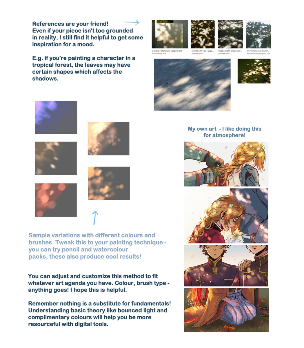 Here is a quick dappled lighting walkthrough! All you need is a digital ...