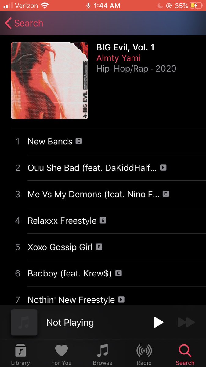 PerfectCellSIN's tweet photo. My 8rother @LadiesLoveYami put his soul into this project ! 

BIG EVIL (Vol. 1) 🦂💫
AVAILABLE ON ALL STREAMING SERVICES
https://t.co/6wfrSmgtXf https://t.co/loFwgCmLbZ