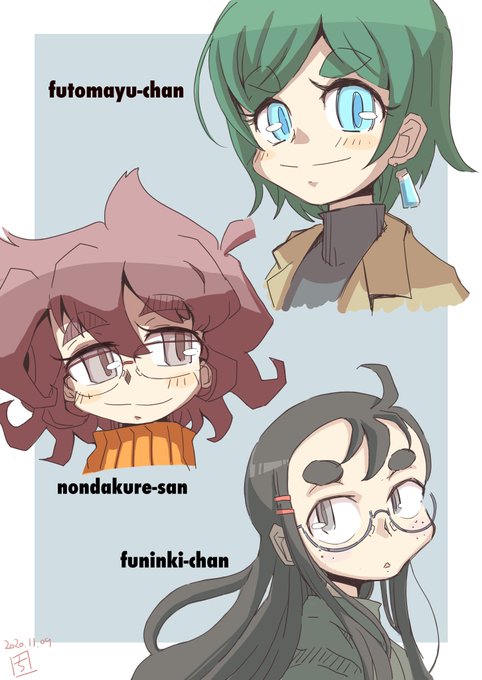 太眉かわいいのtwitterイラスト検索結果