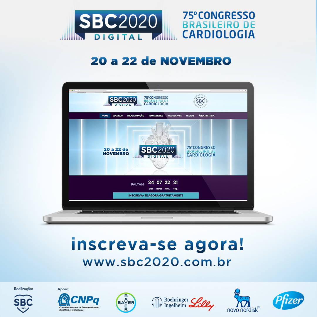 CongressoSBC's tweet photo. Faltam poucos dias para o congresso da SBC. Já reservou as datas? Grandes nomes da cardiologia internacional estarão presentes para debater os temas mais relevantes da atualidade. Inscreva-se gratuitamente e confira toda a programação no site! https://t.co/BKLPtA21lL