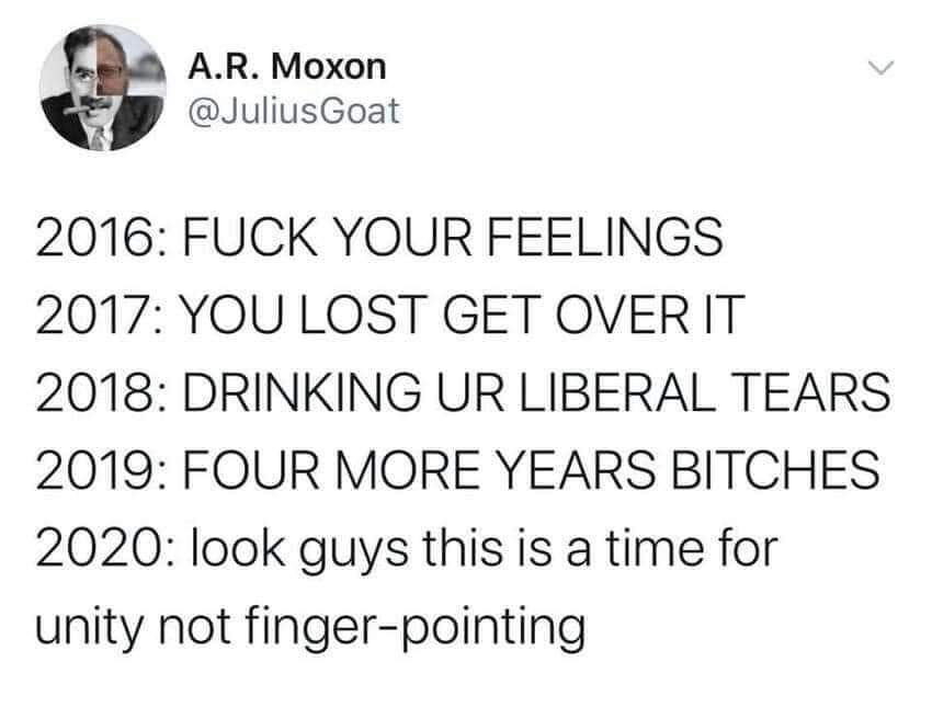 arfraggle's tweet photo. @AnarKerry Just a friendly reminder that your side hasn't been Miss Congeniality for the past four years. Swallow your bitter pill and move on you man baby. https://t.co/Au6advnpVs