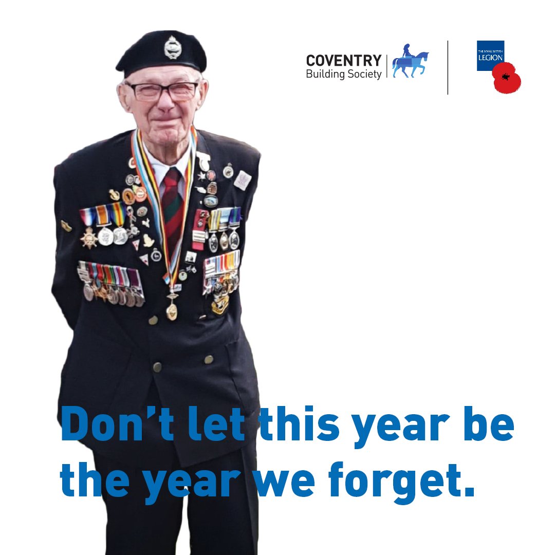 PoppyLegion's tweet photo. Throughout our partnership @CoventryBS have looked for new ways to support us. This year many  #PoppyAppeal collectors like Derrick must stay at home, so they're offering new ways to donate online and in branch. You can also pick up a poppy in your branch. https://t.co/zkFAE0dKBP https://t.co/W7qgR5hgfk