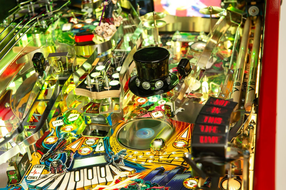 marshallamps's tweet photo. Our good friend Slash and legendary rock band Guns N' Roses have released their very own 'Not In This Lifetime' pinball machine  🤘

Check out https://t.co/MgDE0fwFqz for more information #liveformusic #gunsnroses https://t.co/MdWaRjJtFg