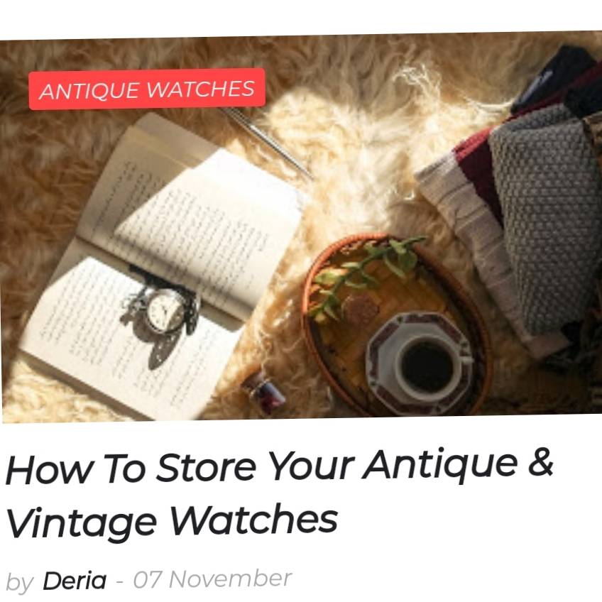 deriasworld's tweet photo. Do you love antique and vintage watches? Do you know how to store them? You can visit my blog to read how to do that:
https://t.co/CB8UanuqD4
#watches #vintagewatches #antiquewatches #storeyourwatches #accessories #howto #newarticle #newblogpost #newpostontheblog #sunday https://t.co/2CBnMe7o9y