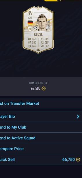 FutinatorWebApp's tweet photo. Profit Gang ☄️
✅ https://t.co/K85yQkde22
#Futinator #FIFA21 #FUT21 https://t.co/nPQLO47Tot