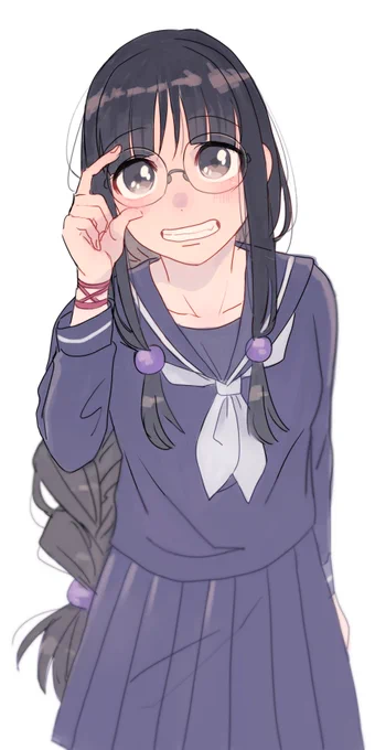 セーラー服メガネ 