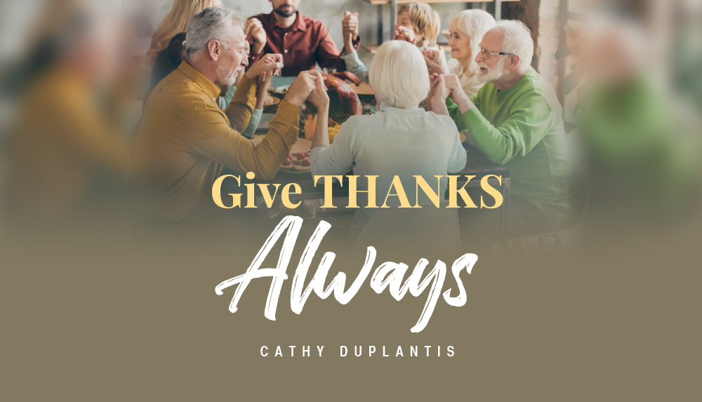 When those you love thank you for something you did, it makes it worth all the trouble. Cathy's article, Give Thanks Always, shares on how Jesus, our perfect example showed God appreciation in November's Voice of the Covenant magazine. Click to read more ow.ly/vDle50C4rba