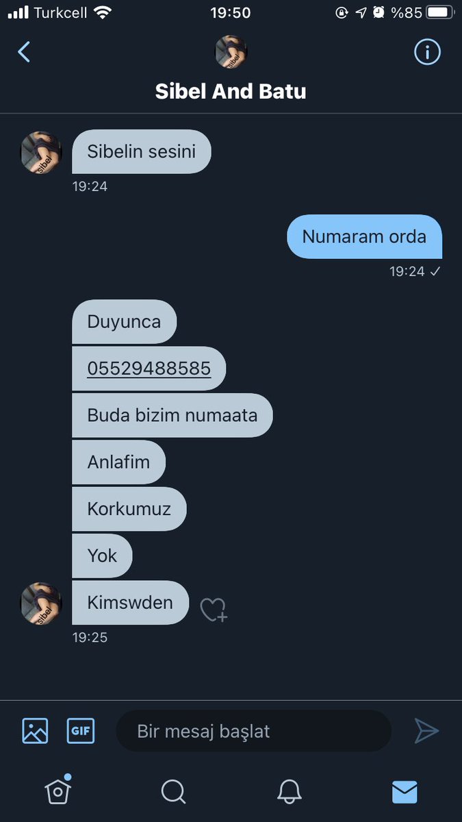 Böyle insanlar nolur boşuna uğraşmayın. Kimse salak değil. Biz hiç değiliz. Bide sonrasında tehtid edip, ahkam kesiyor. Bu kadar çirkin olmayın ya. Bizim amacımız dost kazanmak, kaliteli muhabbet etmek, zamanla hem dostluğumuza hemde hattımıza renk katmak 👍