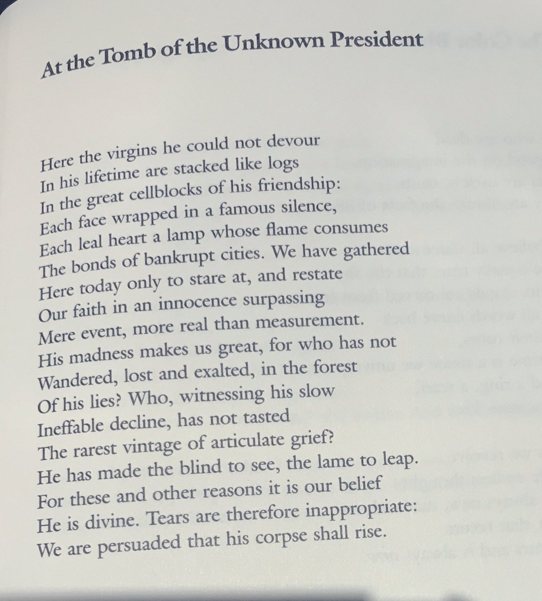 EvanPJones's tweet photo. A good time to reflect on this Tom Disch poem. #tomdisch https://t.co/xxfMJCj8GP