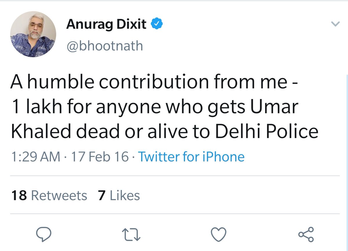 Aww! Arnab's life is at risk? 
The same guy was willing to contribute to people wbo gets Umar Khalid 'dead or Alive'