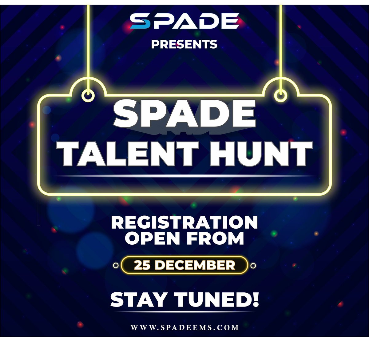 Spadelpu1's tweet photo. Here’s is opportunity for you all , student organisation SPADE is presenting “SPADE TALENT HUNT” , a platform to showcase your talent infront of everyone !! 

Don’t forget to stay tuned for further updates !!

#spadetalenthunt #spade #hiddentalent #digoutthehiddentalent https://t.co/Mxb6243Ndc