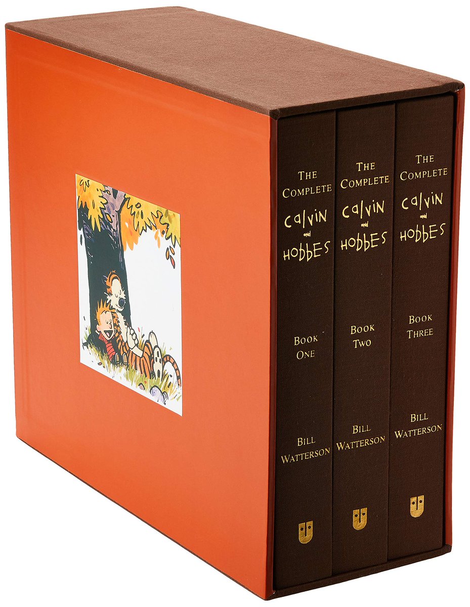 Wario64's tweet photo. The Complete Calvin and Hobbes hardcover box set is $65.99 on Amazon after listed coupon (1440 pages) https://t.co/2krpFkqoeU https://t.co/jPCO6V3CTS