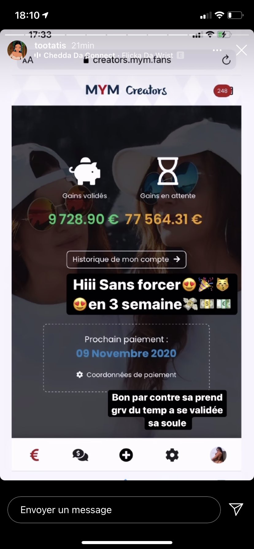 ⚔️ on X: Tootatis qui gagne 80000€ en 3 semaines pour vendre des photos  cest du jamais vu t.coIvKvtctb1T  X