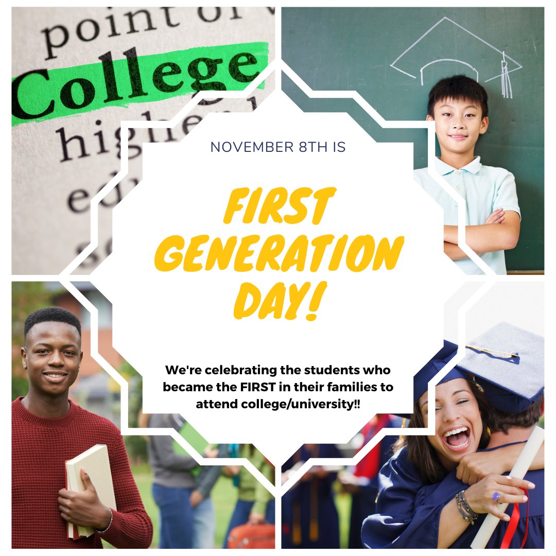 GEARUPMass's tweet image. Congrats to all the first-generation college students out there! 🎓 

- From all of us at GEAR UP MA and the @edpartnerships

#FirstGenerationDay #College #CelebrateFirstGen