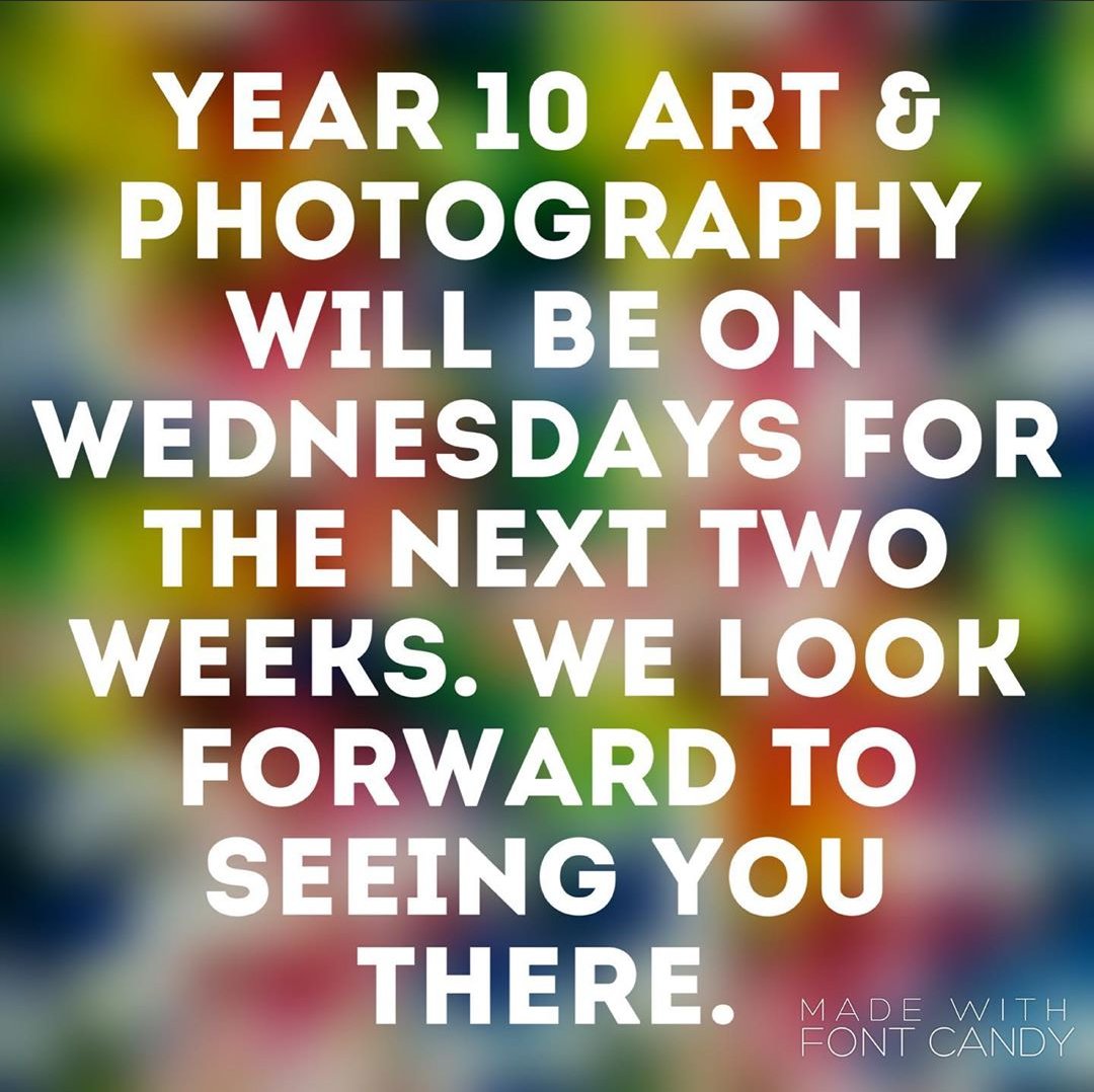 UHHSarts's tweet photo. Due to staff meetings the Art department will have to move the hugely successful Year 10 boosters for the next two weeks to Wednesdays.  Normal Thursday service will resume on the 26th Nov. #dedicatedstudents https://t.co/uR8NfndjjQ