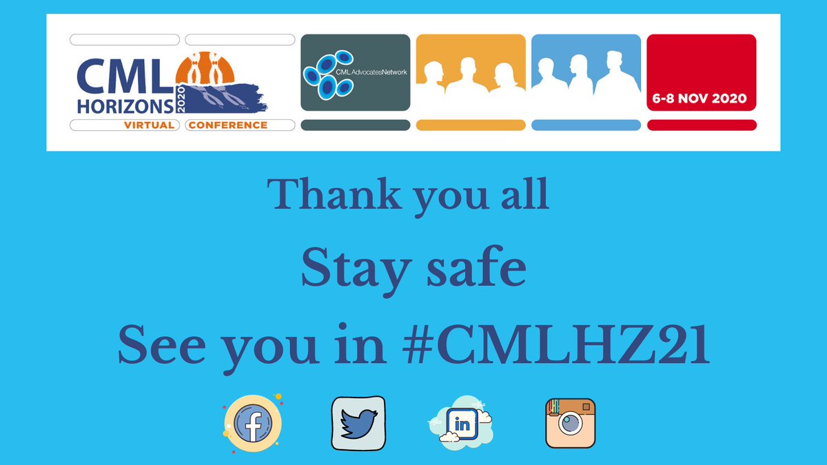 cmlnet's tweet photo. Our annual #CML Horizons Conference has come to its end.

This year we have met the CML global community virtually #CMLHZ20.

Thank you very much to all of you: CML advocates, speakers, collaborators, supporters, team.

See you in #CMLHZ21! https://t.co/MLVpgGA9a6