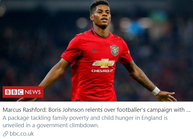 Seeing the role everyone had played in supporting the most vulnerable children had been "the greatest moment of my life."  @MarcusRashford  https://www.bbc.co.uk/news/education-54841316 Evidence our Government can U-turn to protect  #childrenshealth  @hold_bag  @paulale55081401  @personasasa  @scott_shiva