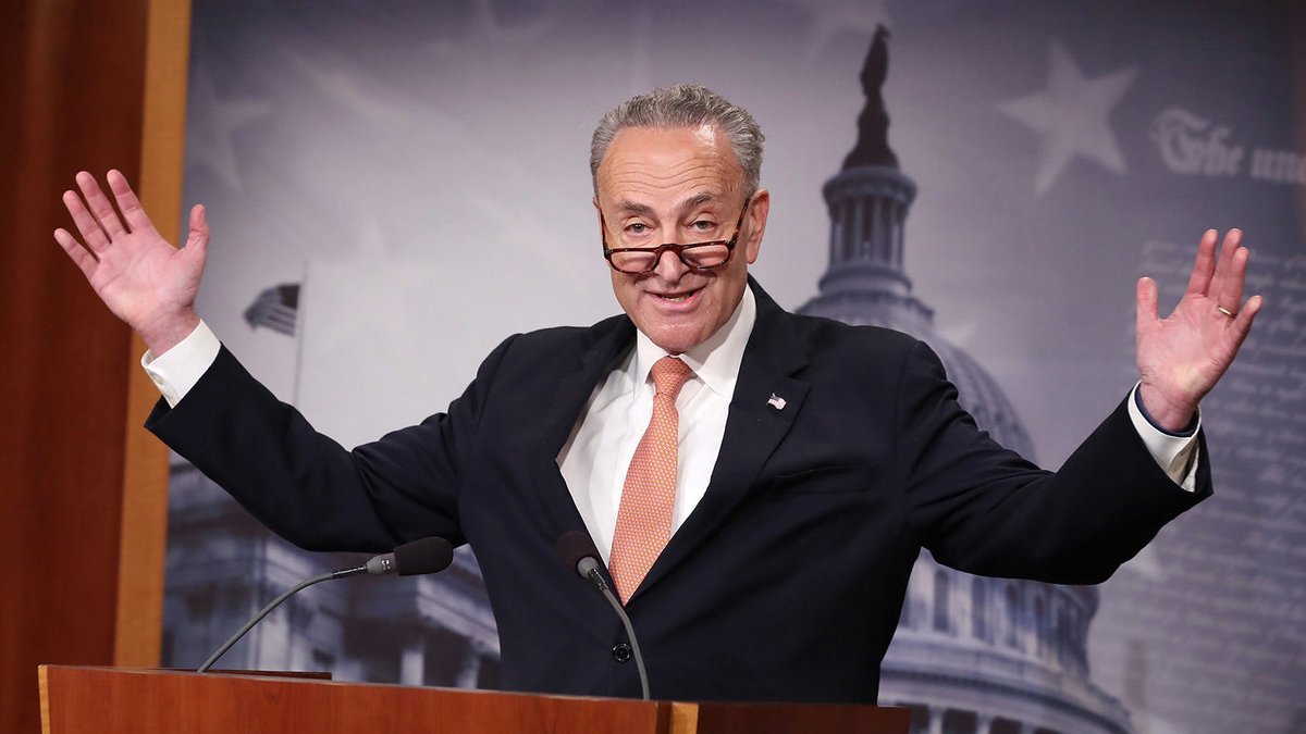 NikkiHaley's tweet photo. “Now we take Georgia and change America.” Chuck Schumer

Not on our watch. The fight may move to Georgia but victory is in our future. Get involved and support @KLoeffler and @Perduesenate https://t.co/kAuunUCNkJ