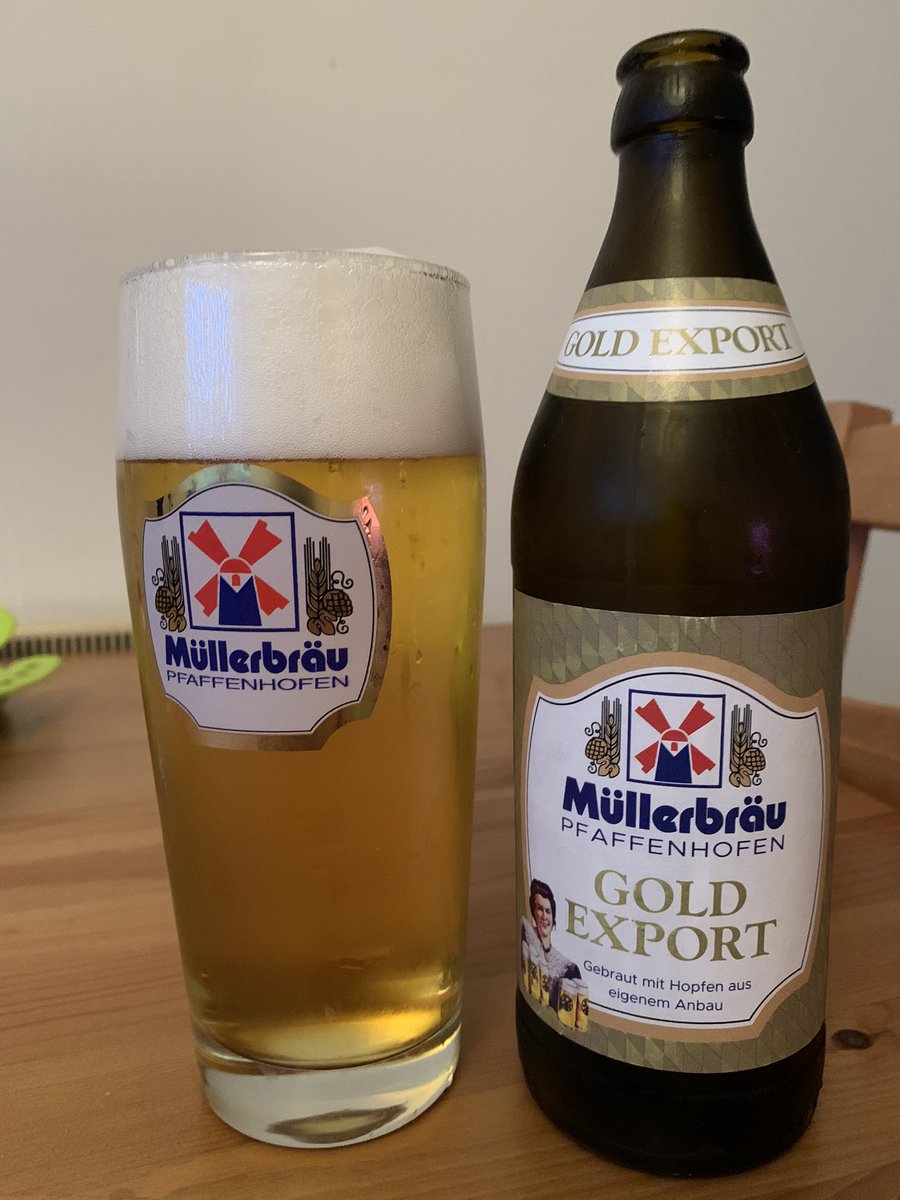 Prost #BeerOClock #Müllerbräu #GoldExport 🍺🍺🇩🇪🇩🇪