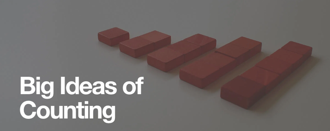 eriksonmath's tweet photo. Counting is a part of young children’s daily life. They love to count everything from the stairs they climb to the crackers they eat. But what is counting? 

Numbers and counting seem simple, but it is really quite complex. 

Big Ideas of Counting:
https://t.co/i1St7l9VS7 https://t.co/kxloWpdN89