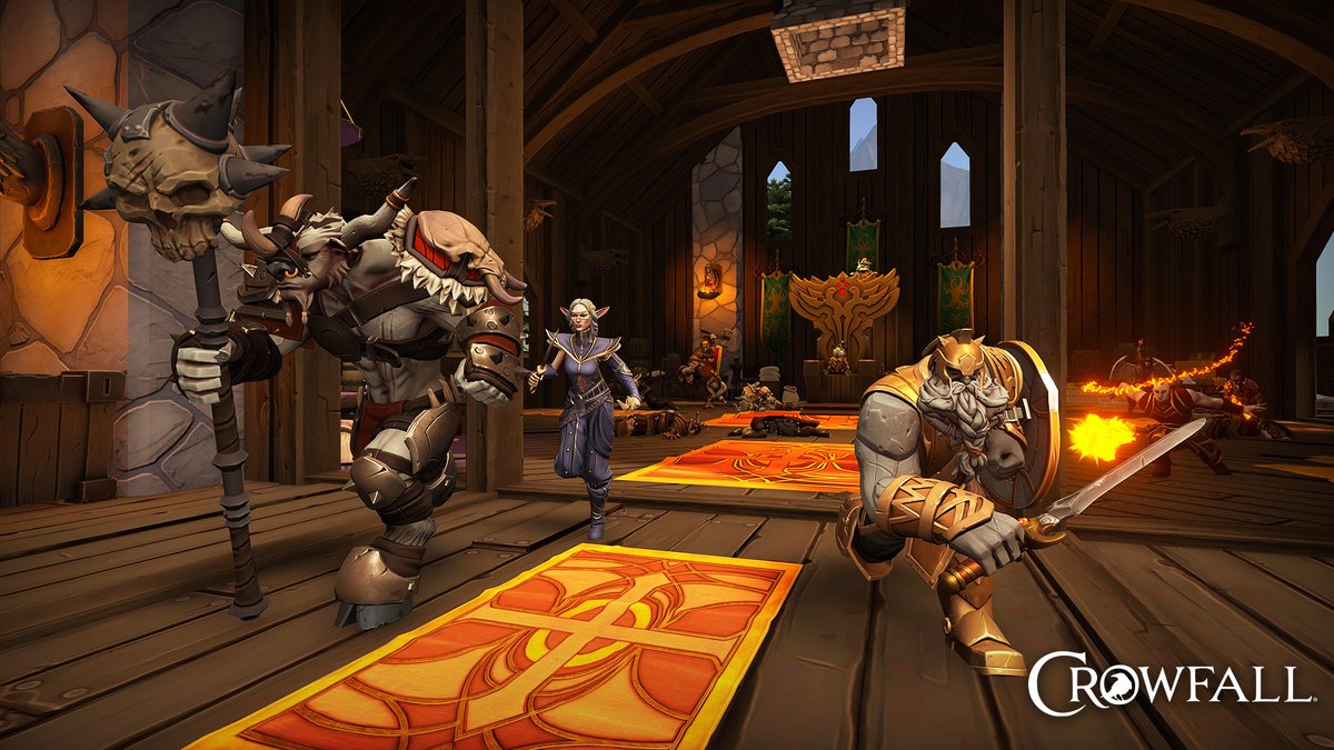 ArtCraftEnt's tweet photo. #Domains in #Crowfall will radically change the unique value of a #CrowBuild adding more choices, that matter! What's your favorite build? #battleready #BetaTesting https://t.co/AFYYnlvMWF