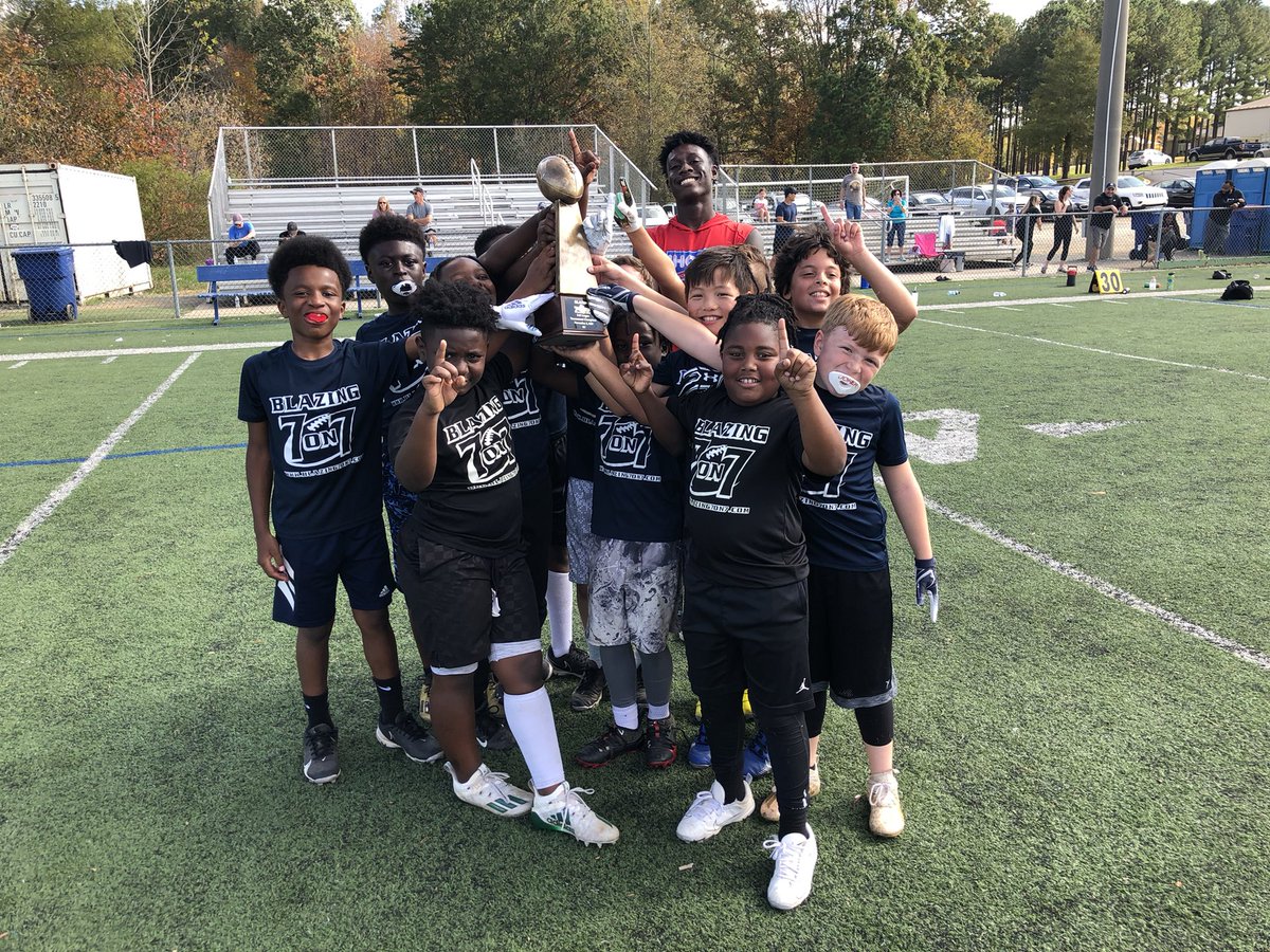 Blazing7on7's tweet image. Team Gibbs wins the @Blazing7on7 9U Division Championship! #Compete