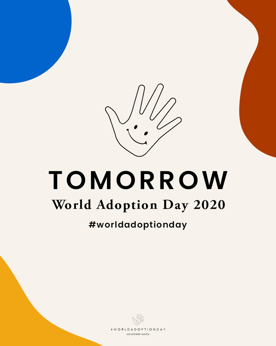TOMORROW. #worldadoptionday 2020.
TONIGHT. AdoptTogether's World Adoption Day Virtual Event

Are you registered?
us02web.zoom.us/meeting/regist…