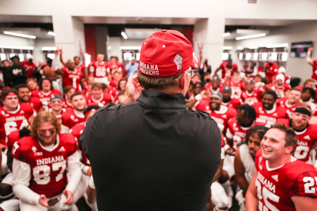 JeffRabjohns's tweet image. Indiana is ranked No. 10 in the college football coaches poll, the highest ranking in that poll in program history. #iufb