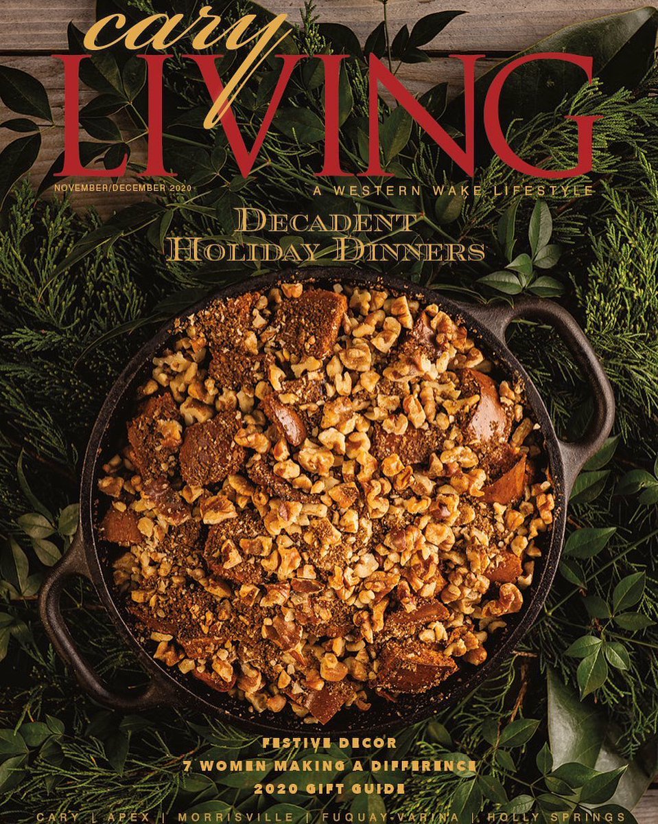 lafarmbakery's tweet photo. Merci, @caryliving!
βSay hello to our November/December issue! β¨ Gracing our cover is Pumpkin Custard Bread Pudding with @lafarmbakeryβs Pumpkin Challah.β π€€ πΈ: @mash.photo
#caryliving #breadpudding #pumpkinbreadpudding #pumpkinbread #challah https://t.co/U6FbEtoooG