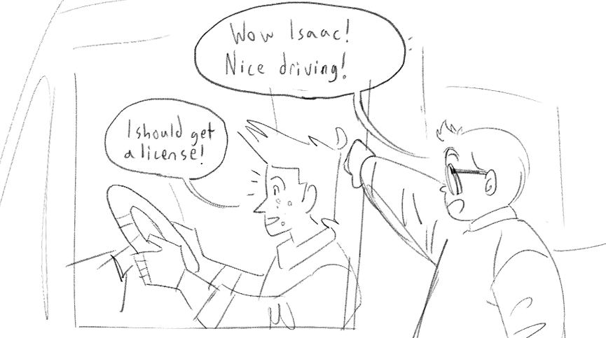 i'm constantly thinking about that early draft of pnat where isaac's tool was a car #paranatural @paranaturalzack 