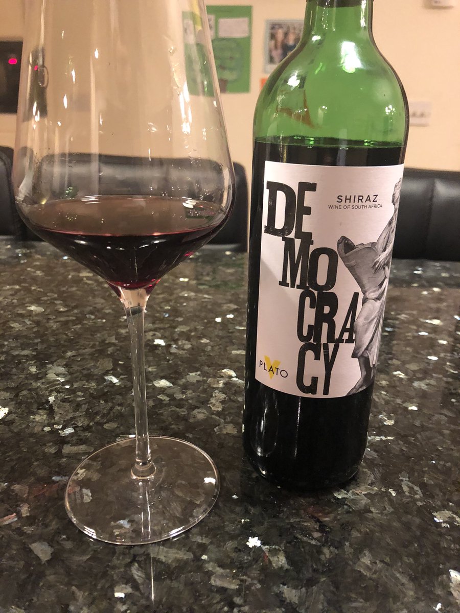 A glass of Democracy. Tastes good!