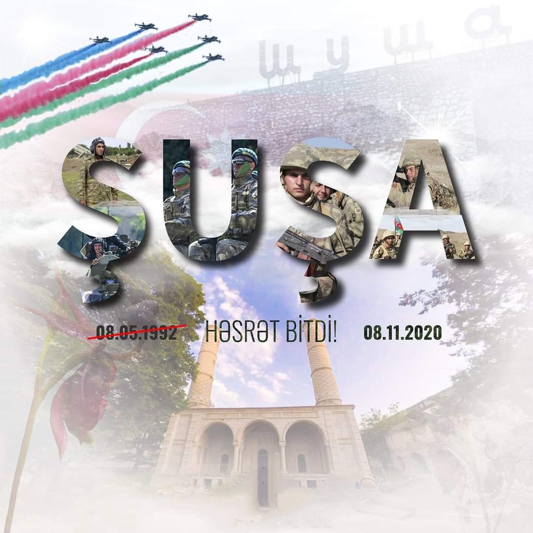 ErsuIsmihan's tweet photo. Şuşa Azerbaycan'dır!
Şuşa Azerbaycan'ındır!
Eşq olsun Azerbaycan Ordusu'na!
🇹🇷🇦🇿
Kutlu Olsun🇹🇷 https://t.co/dmVPjLhvwc