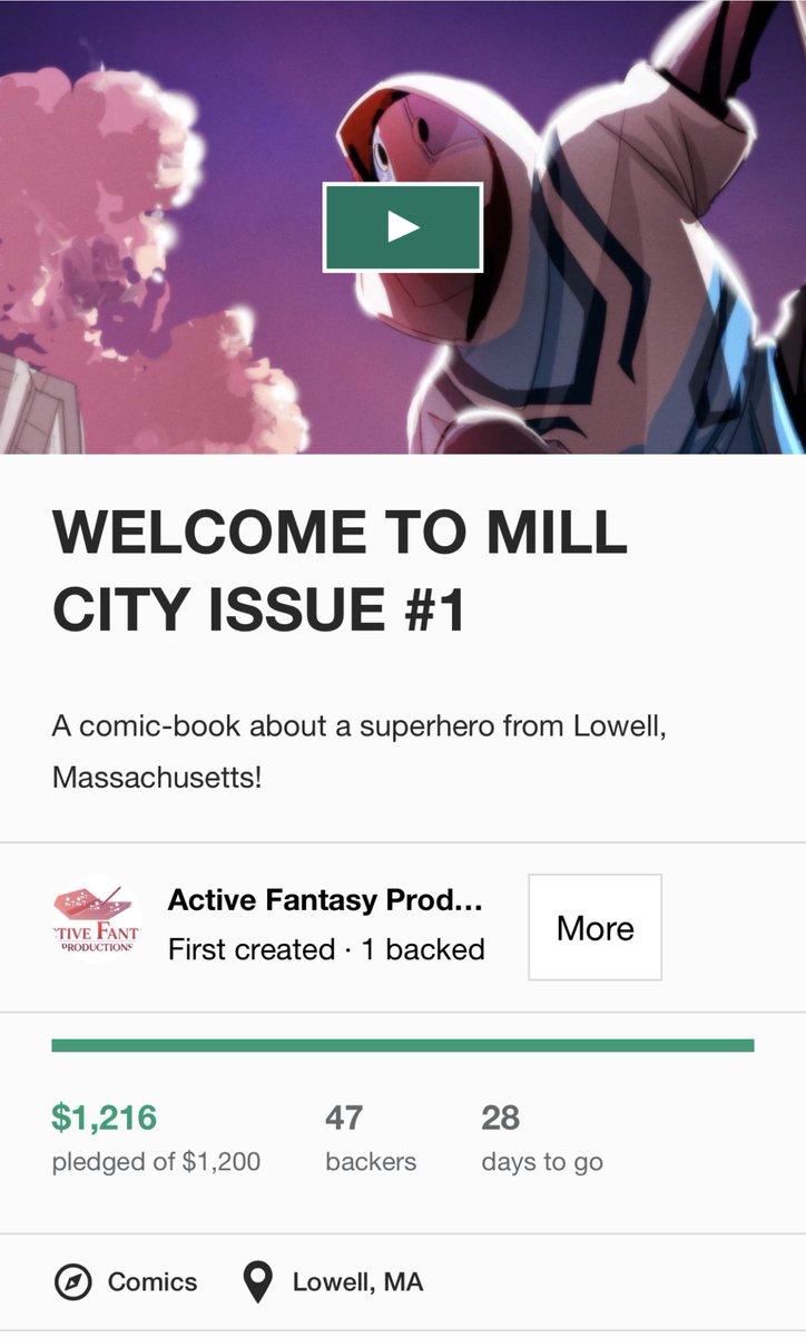 ActiveFantasyP's tweet photo. The fans, supporters all came out. Thank you for the overwhelming support from the bottom of all our hearts. #funded https://t.co/akCDpiXszt
