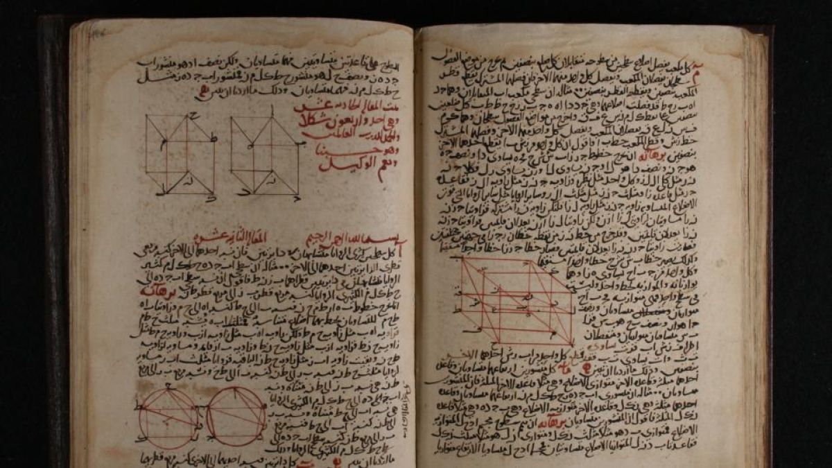 Medieval polymath manuscript
