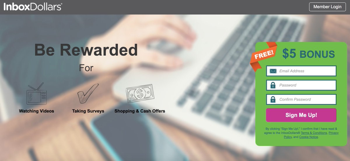 It's a survey site but if you don't feel comfortable doing surveys then there are other activities you can participate to earn some for cb!You can use $ to buy  #BE physical & digital!!! #BTS_BE  #BE  @BTS_twtInbox$ intro: Link:  http://inboxdollars.com/&nbsp;