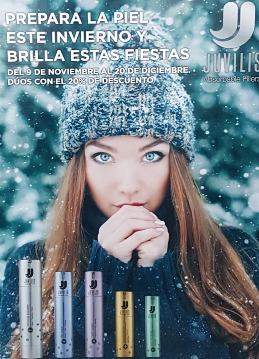 Empieza la campaña de invierno 2020 y ¡no la puedes dejar escapar! Consulta nuestra pag web👉juvilis.com nuestros puntos de venta y disfruta de la promoción. #rellenosfaciales #rellenadoresabsorbibles #pielbonita #pieljoven #arrugas #pielmadura #pielcuidada #beauty