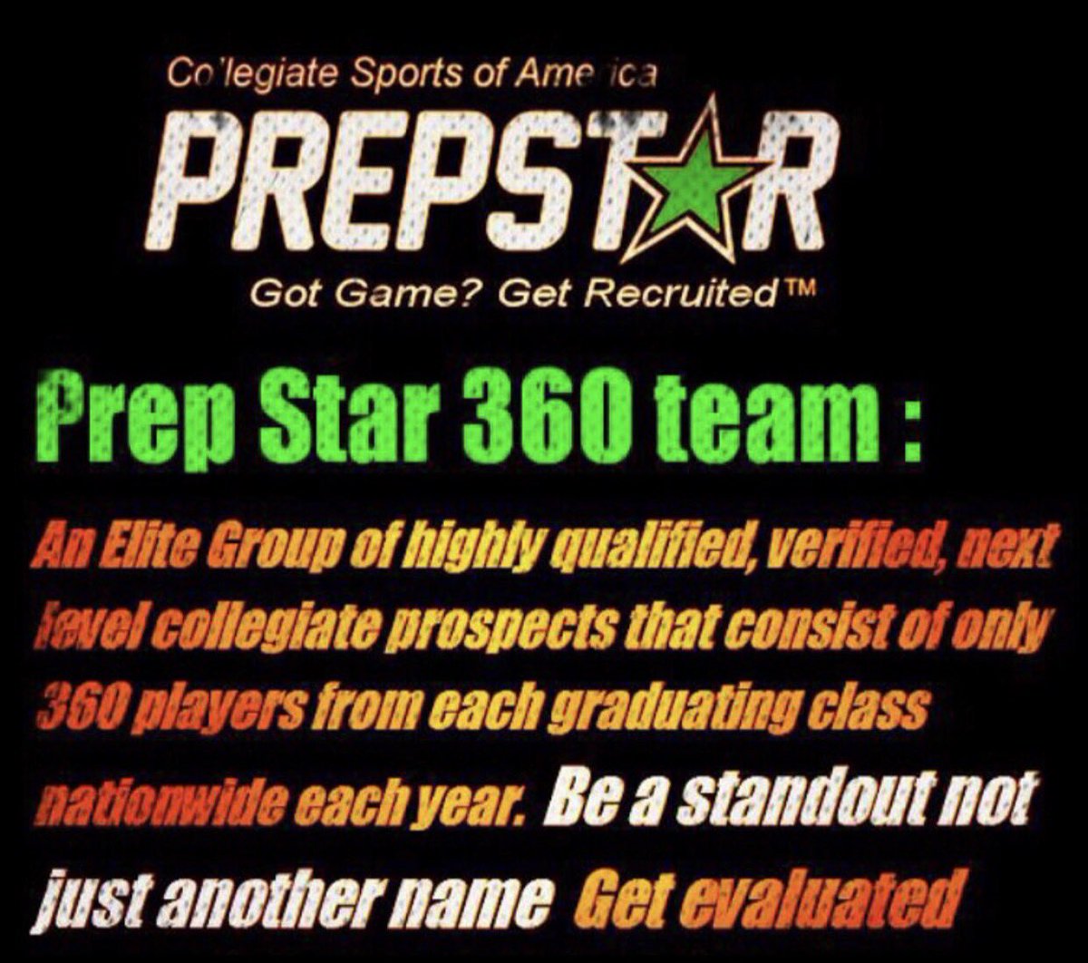 Prep2Play's tweet image. ✅ HELPING HS ATHLETES GET RECRUITED SINCE 1981✅

🚨Get Evaluated by PrepStar🚨

Follow the below link and start a FREE PrepStar Profile ⬇️

👉csaprepstar.com/Texas