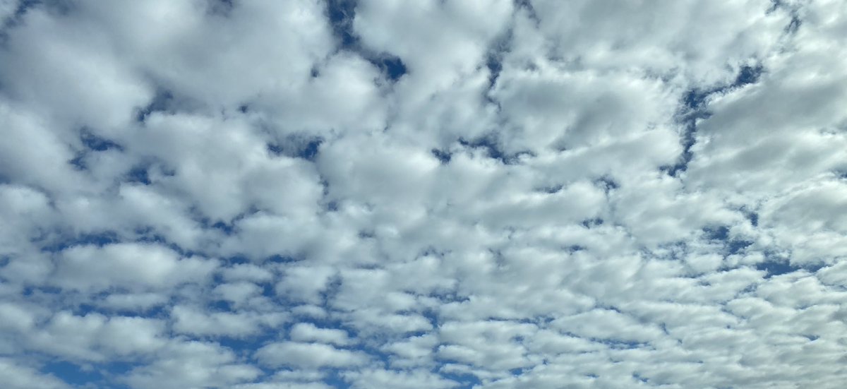 gracehopper's tweet photo. Today’s sky reminds me of that Georgia O’Keefe painting Sky Above Clouds iv @artinstitutechi https://t.co/NWNSeAwcej