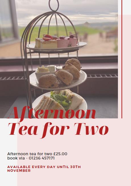 🍰 Afternoon Tea for Two only £25.00 for November 🍰

Treat someone special this November and enjoy a scrumptious afternoon tea with us

Call 01236 457171 to book