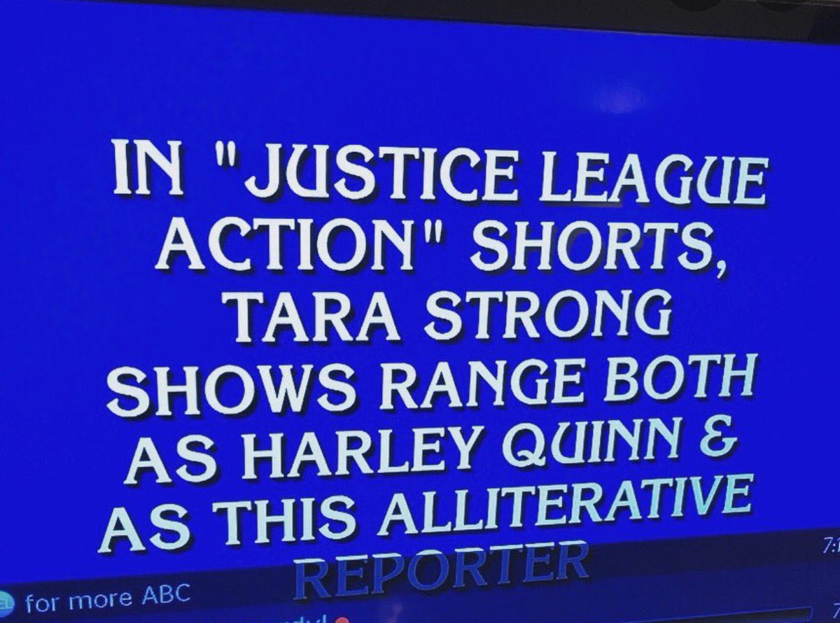 tarastrong's tweet image. #RIPAlexTrebek sending love to his family. Thank you for years of intelligent &amp;amp; exciting television &amp;amp; OF course thanks for recognizing me &amp;amp; my fellow VO performers, it was quite the honor 💙💙💙