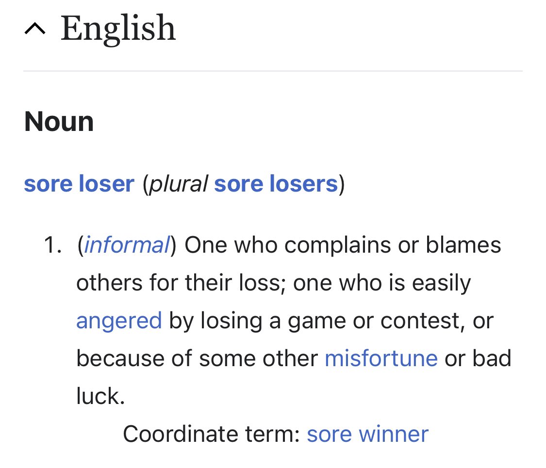 robertkruz's tweet photo. Definition of sore loser!! Nuff said.. https://t.co/QOsPy5BUDv