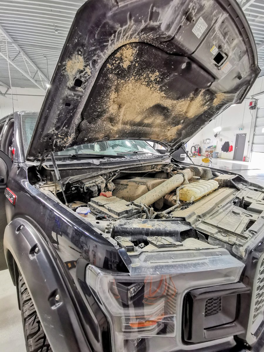 bubblescanada's tweet photo. Our #Mayfield #YEG team had their hands full with this one! Complete interior detail & protection, engine bay makeover, exterior paint decontamination, corrective polish & #GTQuartz Nano Ceramic coating for unparalleled depth of colour & shine. https://t.co/ksfyut4rJd
