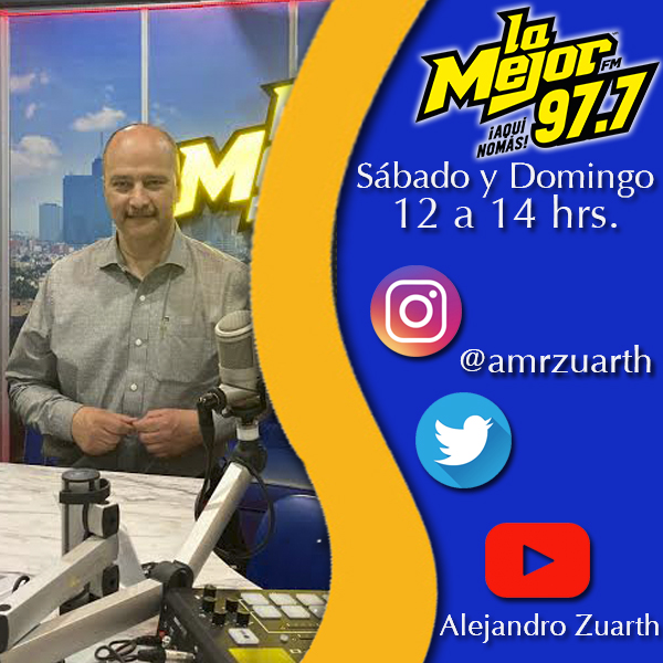 amrzuarth's tweet photo. SI NO LA BAILAS SEGURO LA CANTAS💃🏻🕺🏽
SÚBELE A TU RADIO 📻 PORQUE YA EMPEZÓ #SalsayAlgomas 
EN VIVO POR @LaMejor FM 97.7 
YA LEO TUS SALUDOS Y PETICIONES, BIENVENID@S‼️
.
.
.
#LaMejor #SalsayAlgomas #Programa24 #AquiNomas #FelizDomingo https://t.co/6Wmjc0Vnrf