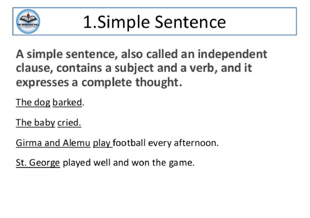 TheKnowledgeSk1's tweet photo. The Four Sentence Structures (Simple Sentence)
#english #englishlanguage #learningenglish #language #languagestudy #languageskills #education #study #englishteacher #englishonline #improvingEnglish #improveenglishlanguage #sentence #structureofsentences #simplesentences https://t.co/DRX5EdTprs
