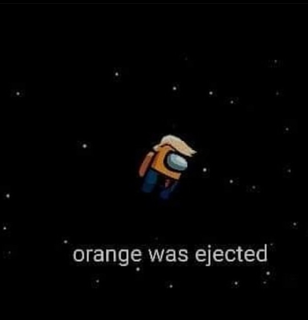 n_g_29's tweet photo. 😂😂😂 #AmongUs #USElectionResults2020 #orangesus https://t.co/2TCjbcyoqI