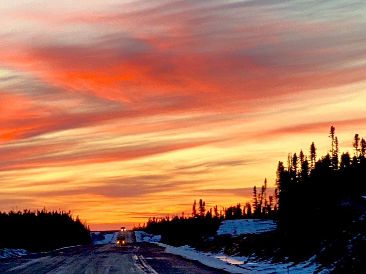YvonneJJones's tweet photo. Somedays when I drive the #TransLabradorHighway it rejuvenates me- on this day it was filled with magnificent wonder- it’s like the land and the rivers were reaching up to meet you and the sky cast a spectacular peace of artistry-Oh How fortunate we are to call this place home https://t.co/o1uqwzvHSl