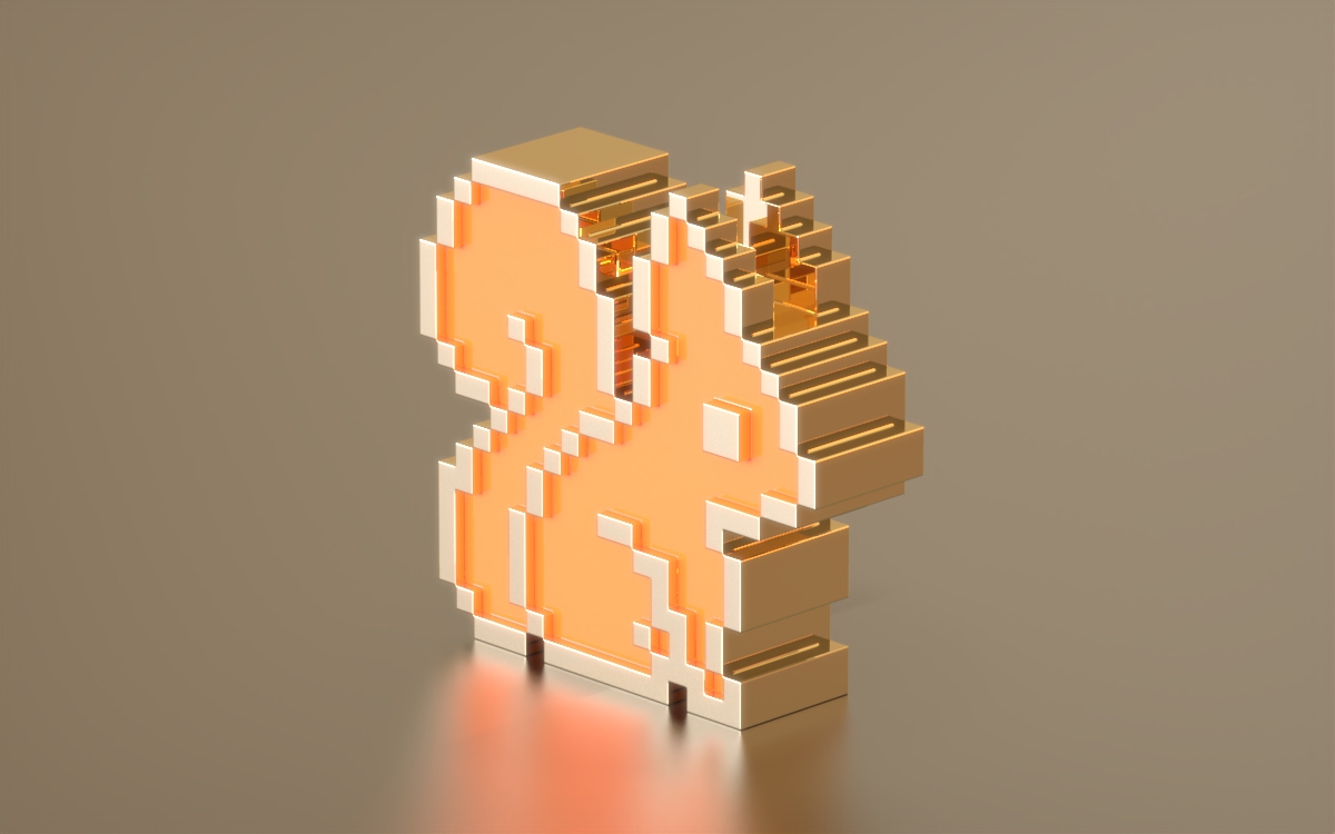oxton_draws's tweet photo. Pixel Squirrel cause I don't give a fuck anymore. #Digitalart #3D https://t.co/KxzIlcJWaV