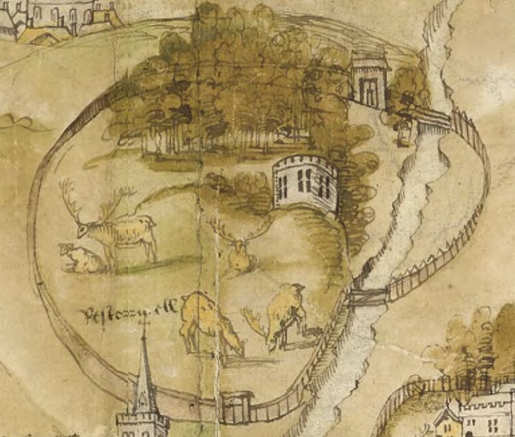 Some more details from the huge 1539-40 map of Cornwall: Falmouth Haven up to Truro, St Piran's old church in the dunes of Penhale Sands (Perranzabuloe), and the medieval deer park at Restormel (founded before 1331):  https://images.iiifhosting.com/iiif/54b2fd5df4cd734306d5fcef8deee37f80602f08a65533088090177939d9745b/