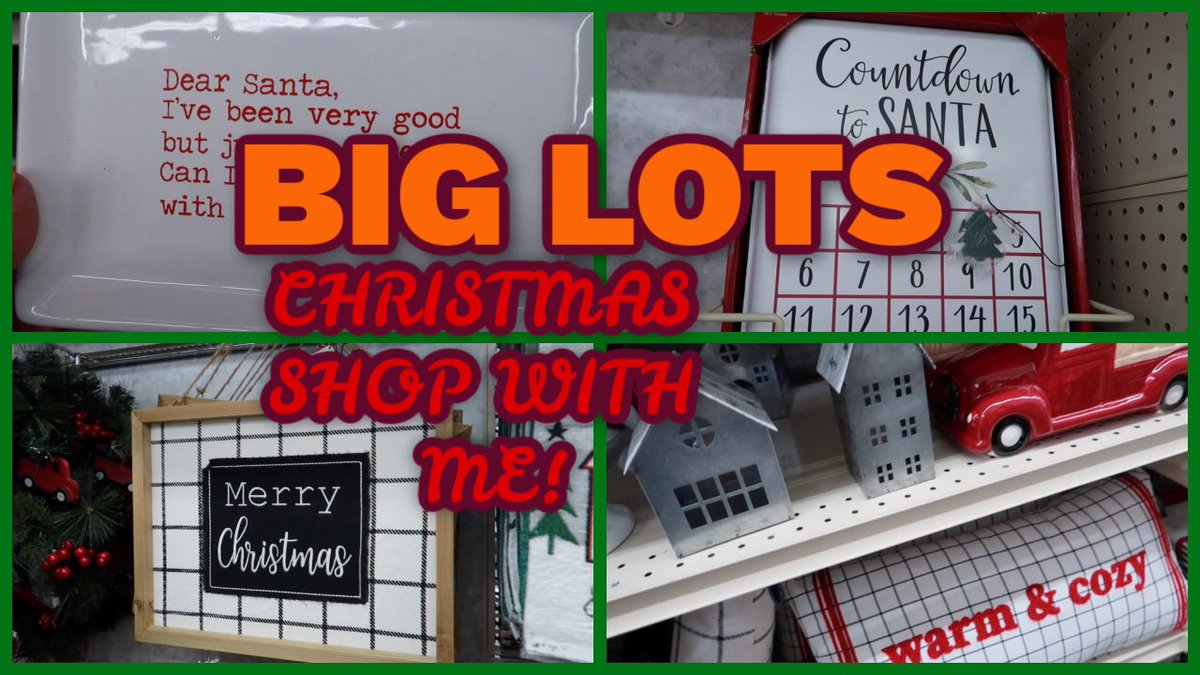 JenniferABright's tweet photo. Today’s video is live! Come shop with me at Big Lots and let’s see what they have for Christmas decor 2020 https://t.co/IuEECNDRJt https://t.co/UOmNqTMpdU