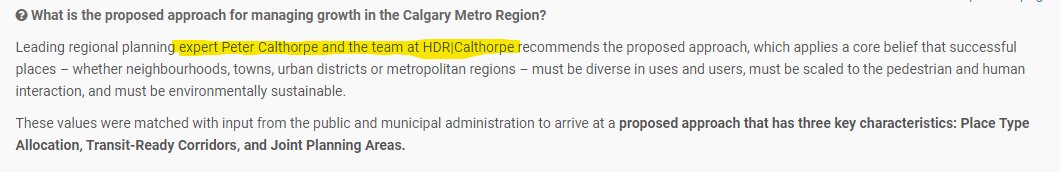 7/n So here's the key philosophy of the proposal, halfway down a FAQ page. And instead of starting with *why* a diverse and human-scaled plan is good, they name-drop a consultant.Isn't engagement about getting *your* feedback? Why would anyone reading this care about Calthorpe?